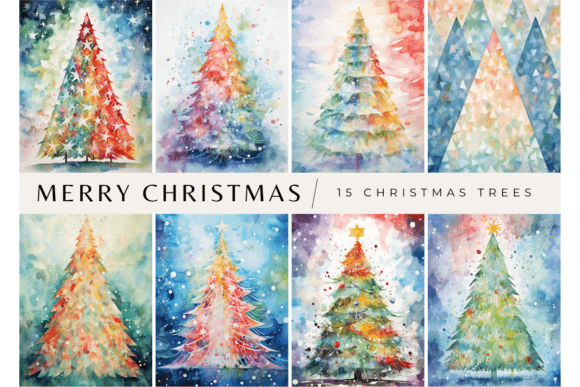 Christmas Tree Bundle: Designing Cards with Artistic Flair