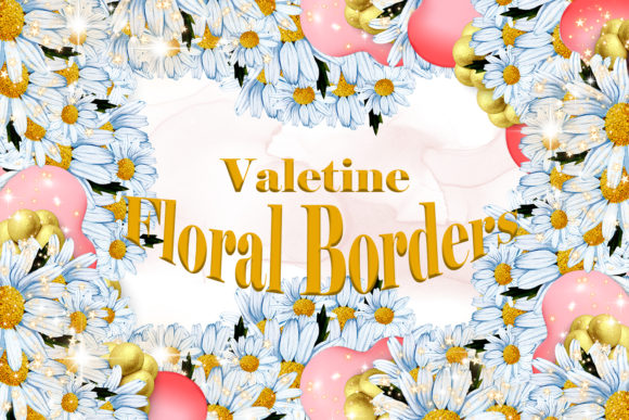 Valentine Watercolor Floral Borders: Beyond the Font